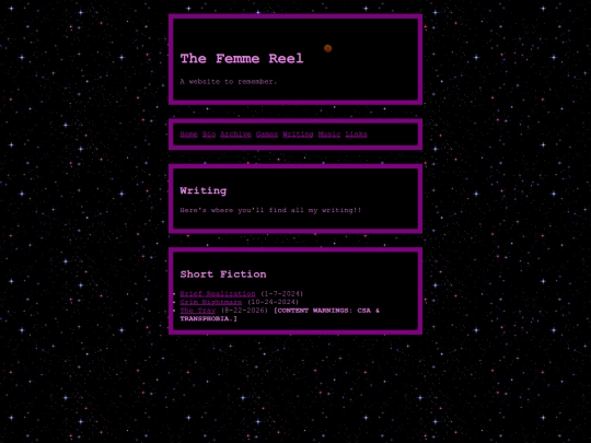 writing screenshot