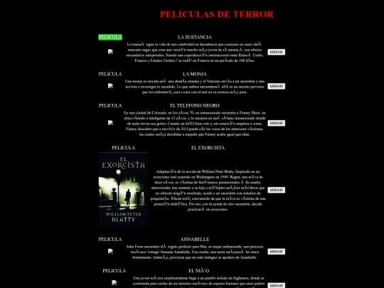 index screenshot