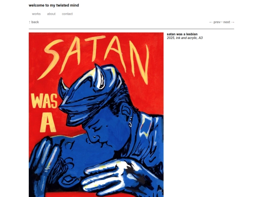page/satanwasalesbian screenshot