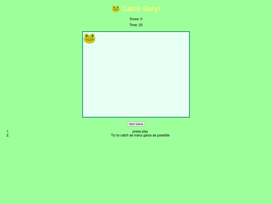 gametest screenshot