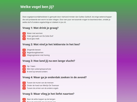 welke-vogel screenshot