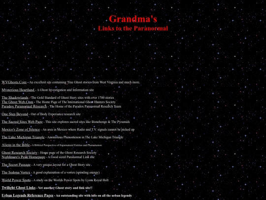 links screenshot