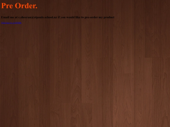 Pre-Order screenshot