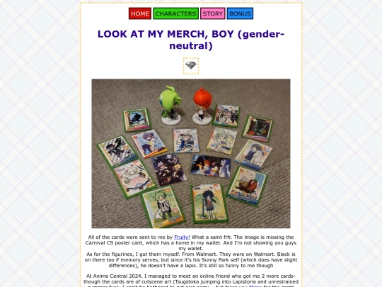 bonus/merch screenshot