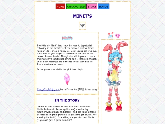 chara/minits screenshot