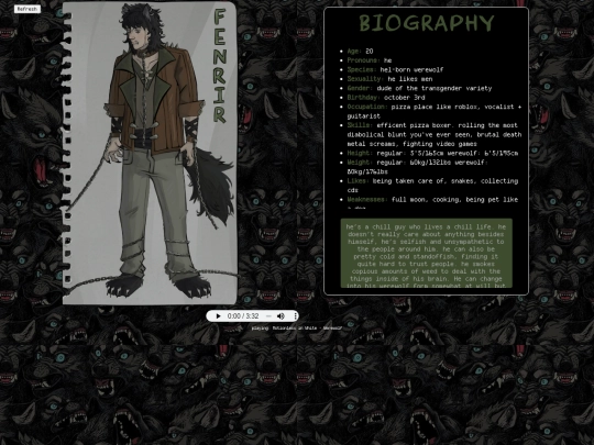 ocs/characters/fenrir screenshot