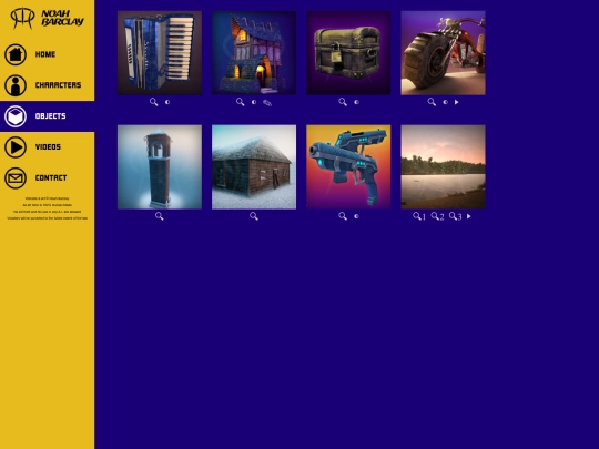 objects screenshot
