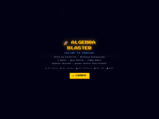 Algebra2/solvingandrationalsgame screenshot