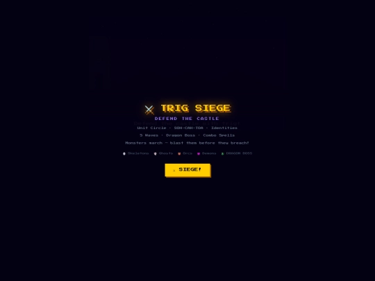 Algebra2/triggame screenshot