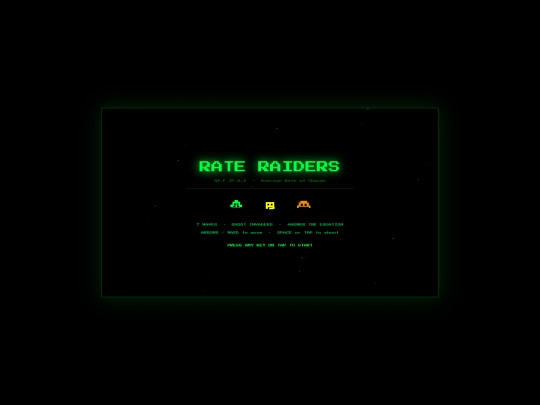 rateraiders screenshot