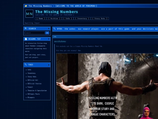 tagged/YOU--the-asker--our-newest-player--are-a-part-of-this-game--and-your-decisions-m screenshot
