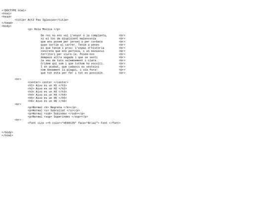 Act2/act2program screenshot