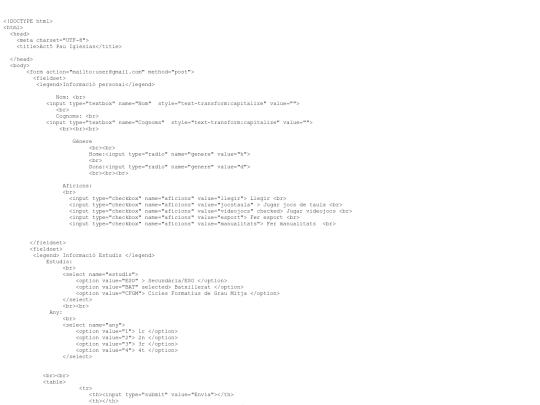 Act5/formularisprogram screenshot