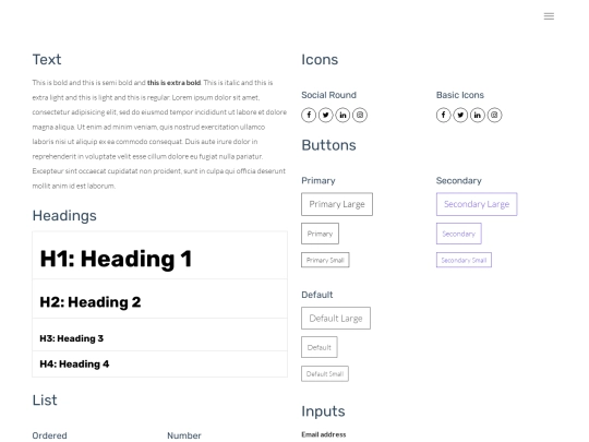 components screenshot