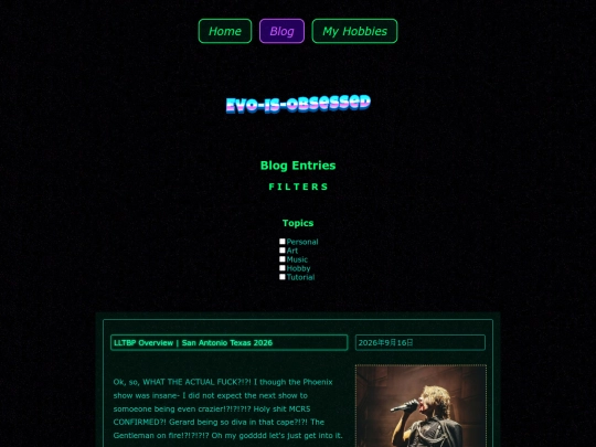pages/blog screenshot