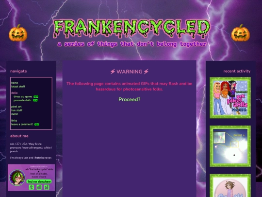 funstuffwarning screenshot