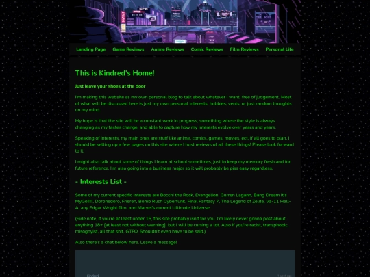 index screenshot