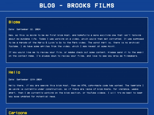 blog screenshot