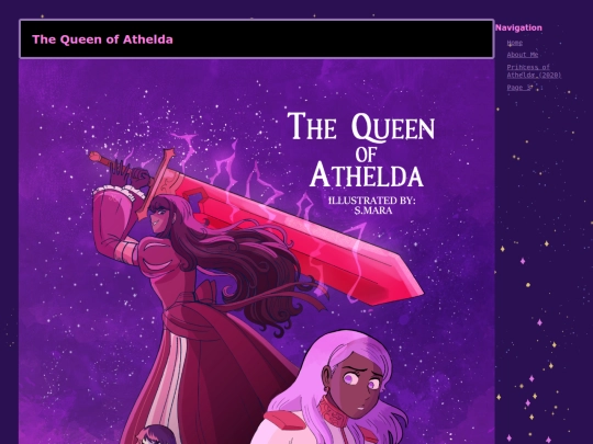 TheQueenofAtheldaPages screenshot