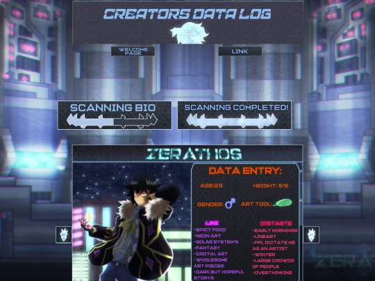 About me section/aboutmetwo screenshot