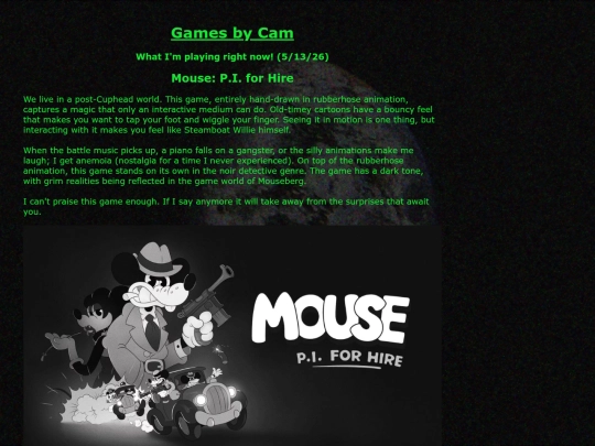 gamesbycam screenshot