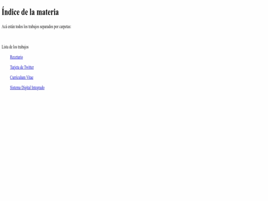 index screenshot