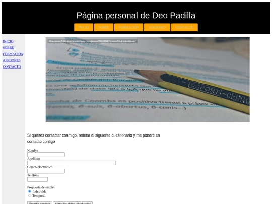 modulo2/contacto screenshot