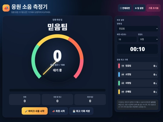 webtools/cheer_noise_meter screenshot