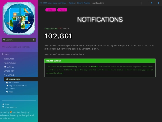 basics/finder/notis screenshot