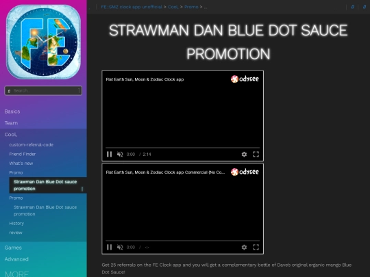 bluedot-sauce screenshot