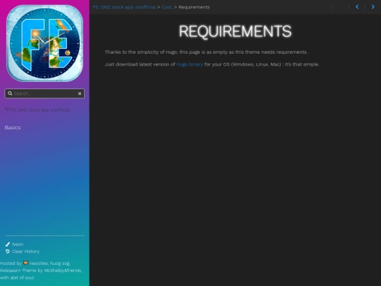 shiny/requirements screenshot