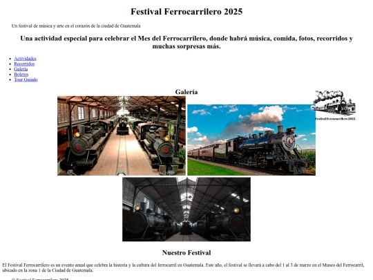 Festival Ferrocarrilero screenshot