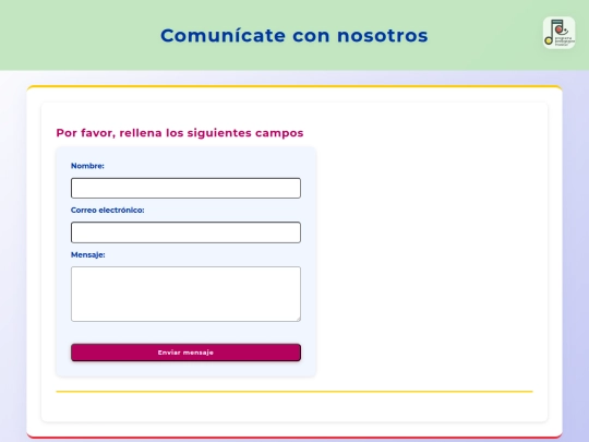 Programa Pedagogico Musical/contacto screenshot