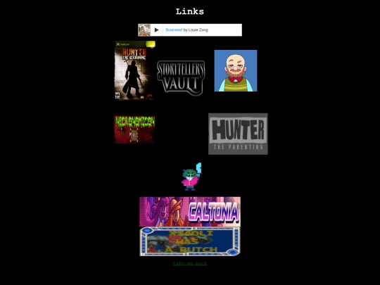 Links screenshot