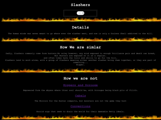 Monsters/Slashers screenshot