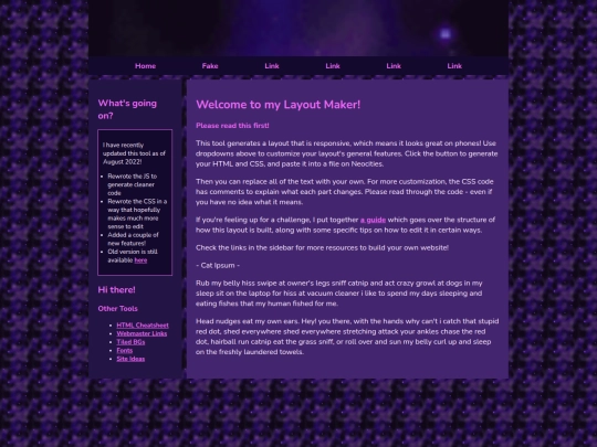 testlayout screenshot