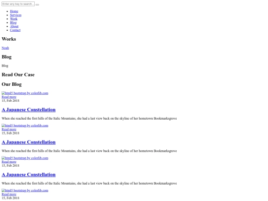 blog screenshot
