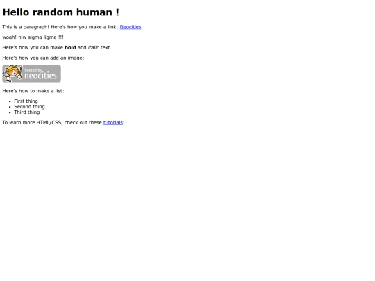 test screenshot