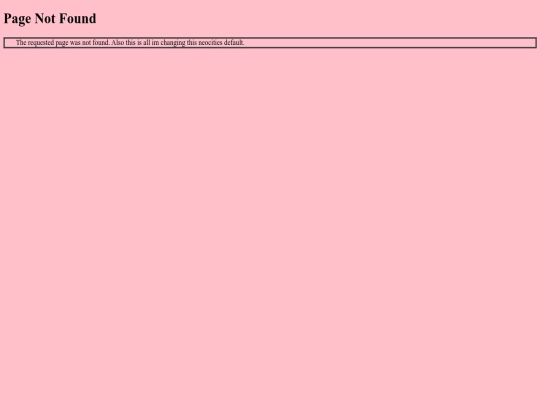 not_found screenshot