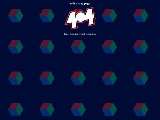not_found screenshot