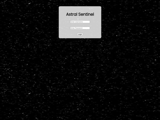 Sentinal screenshot