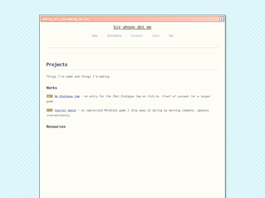 projects screenshot