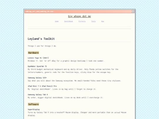 tools screenshot