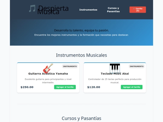 tienda screenshot