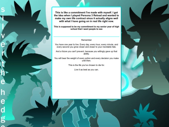 Contract screenshot