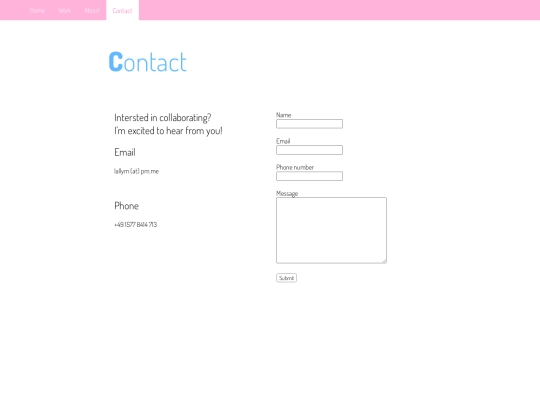 contact screenshot