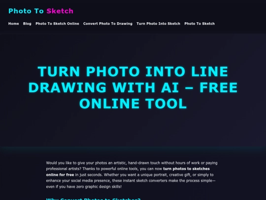 turn-photo-into-line-drawing-with-ai screenshot