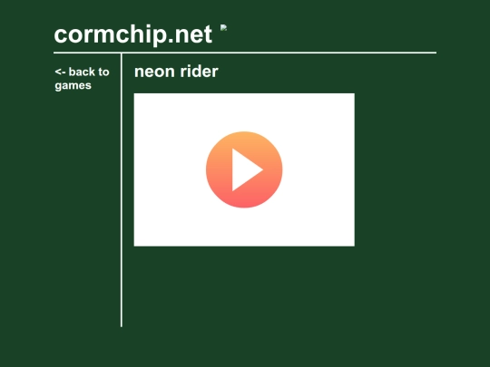 games/neonrider screenshot