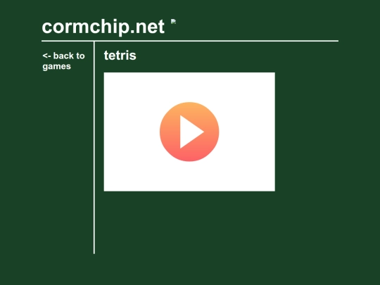 games/tetris screenshot