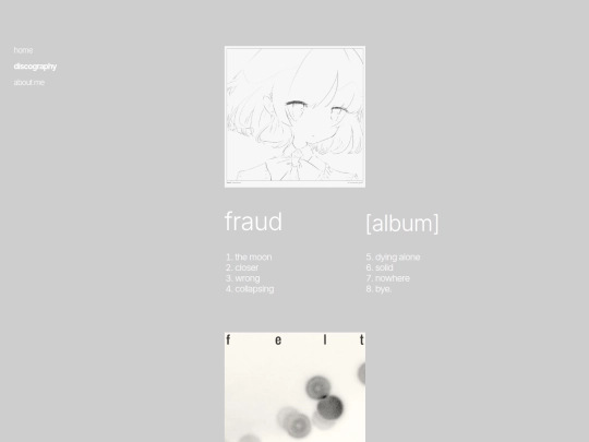 discography screenshot